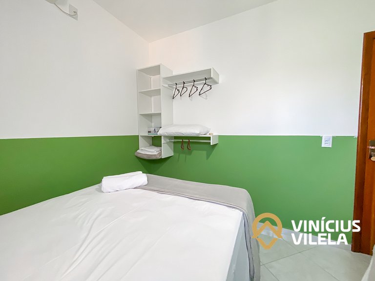 Apto 2Q Pav.Superior a 900m da Praia de Taperapuã