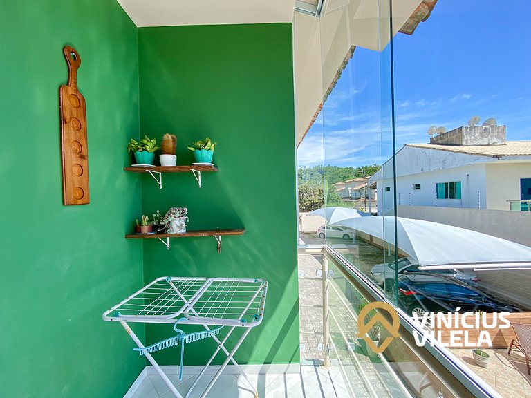 Apto 2Q Pav.Superior a 900m da Praia de Taperapuã