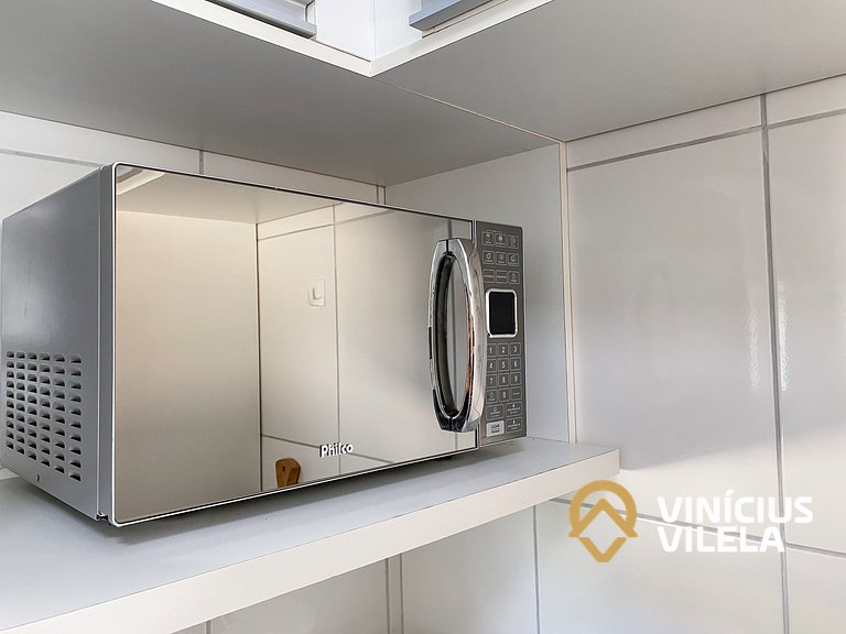 Apto 2Q Pav.Superior a 900m da Praia de Taperapuã