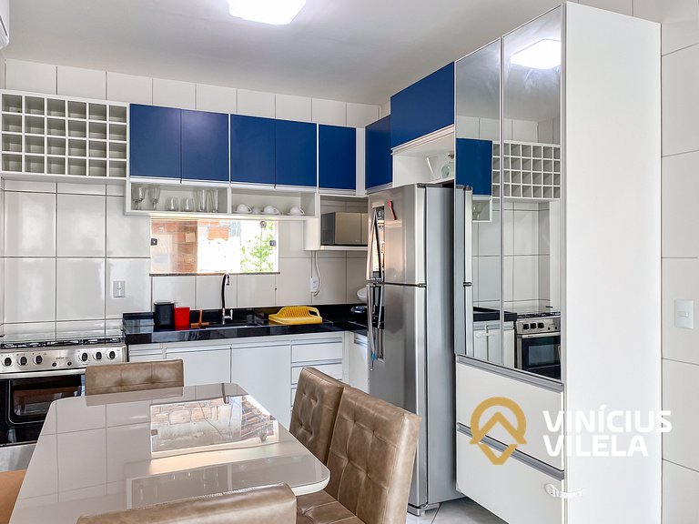 Apto 2Q todo climatizado a 900m Praia de Taperapuã