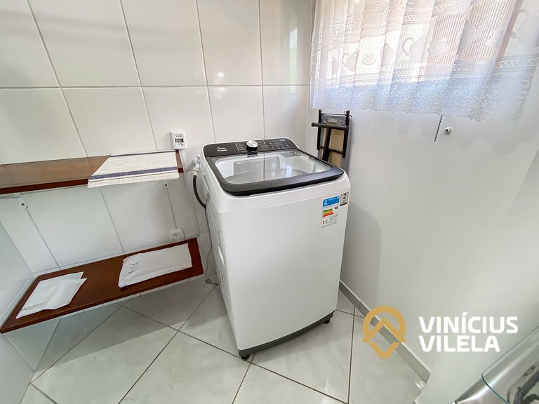 Apto 2Q Pav.Superior a 900m da Praia de Taperapuã