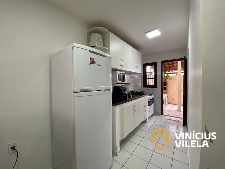 Casa com 3 suítes ambas com ar condicionado e TV, sala clima