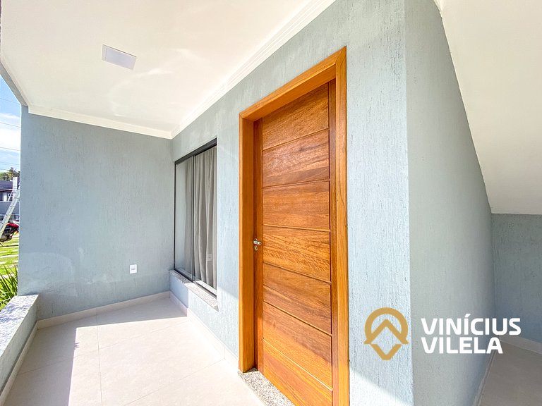 Apê com 3Q prox. a praia de Taperapuã (Axé Moi)