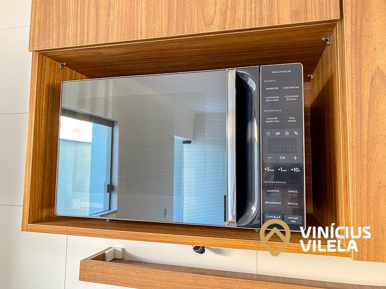 Apê com 3Q prox. a praia de Taperapuã (Axé Moi)