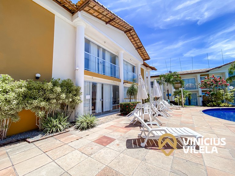 Flat térreo com 1Q a aprox. 400m Praia Taperapuã