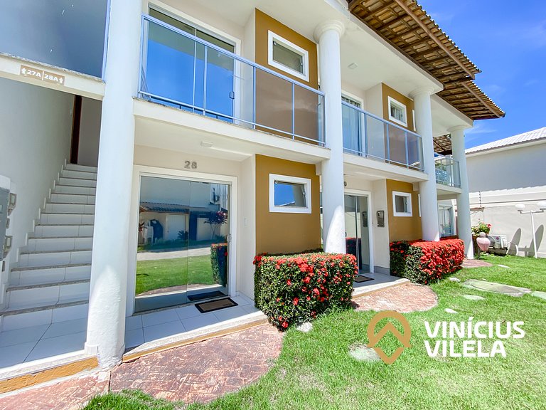 Flat térreo com 1Q a aprox. 400m Praia Taperapuã