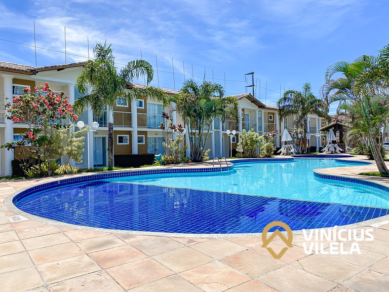 Flat térreo com 1Q a aprox. 400m Praia Taperapuã