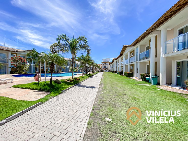 Flat térreo com 1Q a aprox. 400m Praia Taperapuã