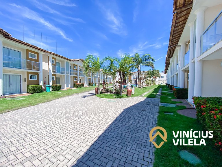 Flat térreo com 1Q a aprox. 400m Praia Taperapuã