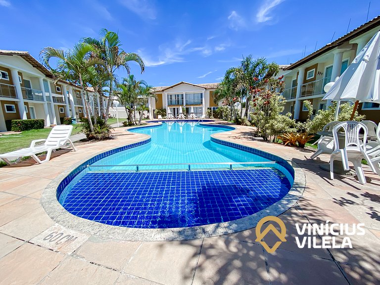 Flat térreo com 1Q a aprox. 400m Praia Taperapuã