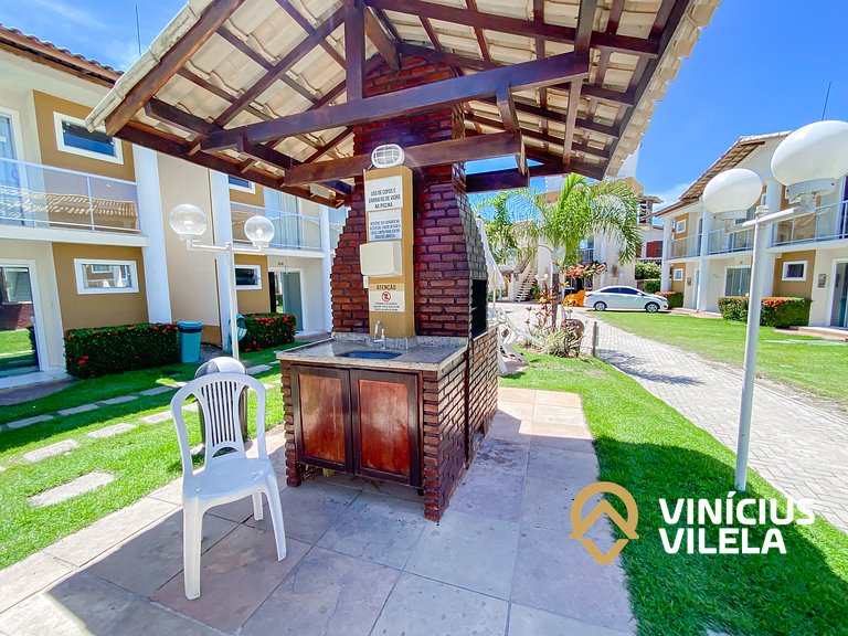 Flat térreo com 1Q a aprox. 400m Praia Taperapuã