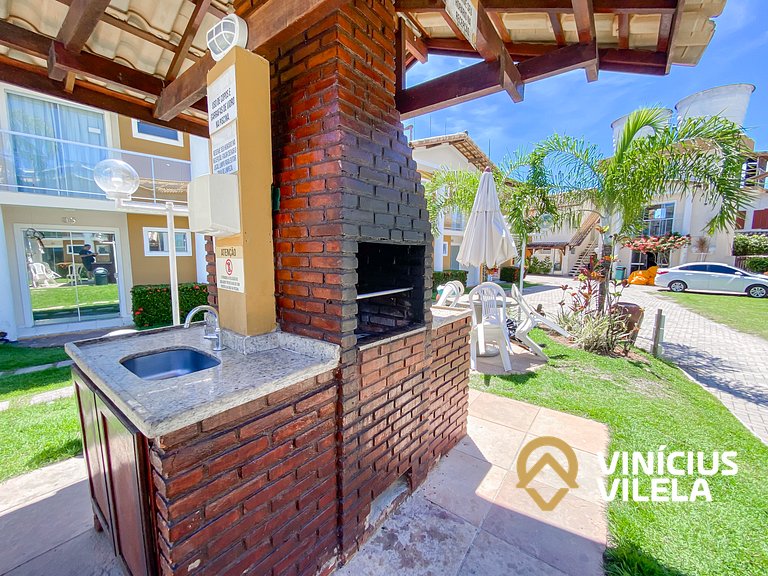 Flat térreo com 1Q a aprox. 400m Praia Taperapuã