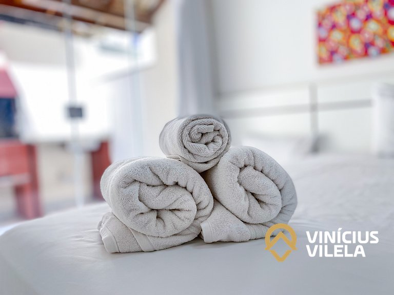 Flat térreo com 1Q a aprox. 400m Praia Taperapuã