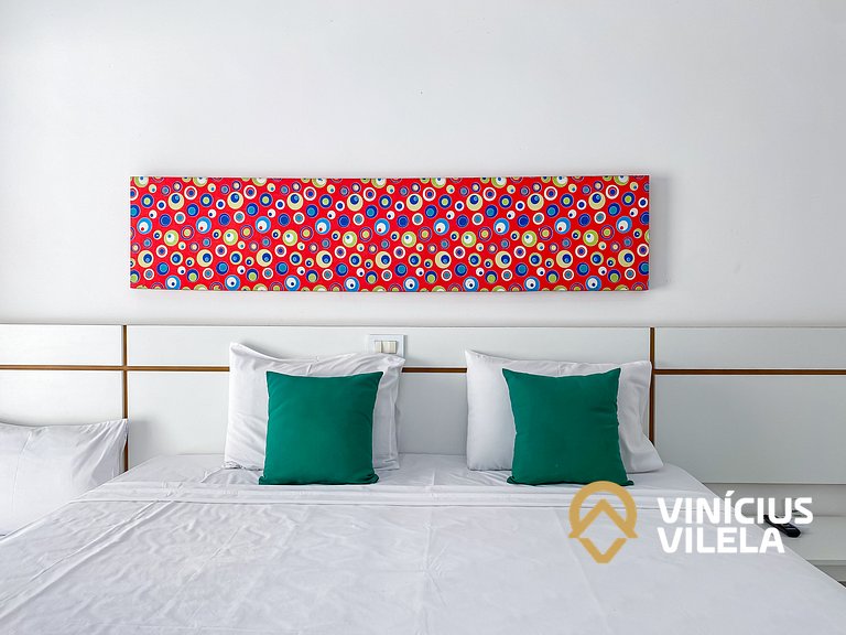 Flat térreo com 1Q a aprox. 400m Praia Taperapuã