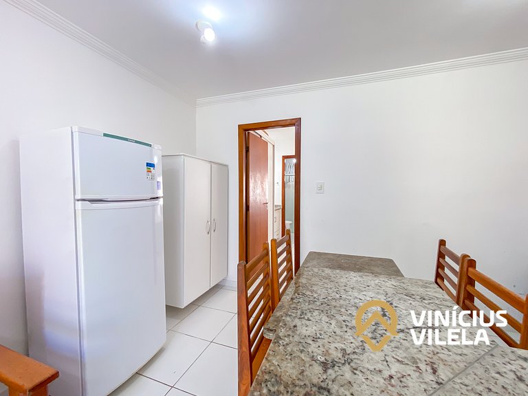 Flat térreo com 1Q a aprox. 400m Praia Taperapuã