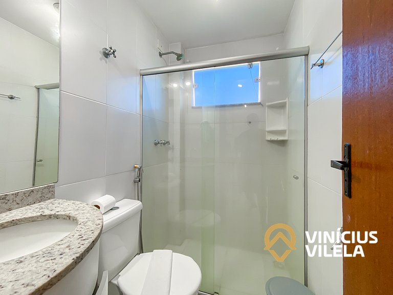 Flat térreo com 1Q a aprox. 400m Praia Taperapuã