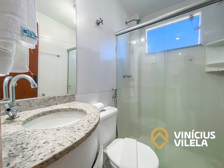 Flat térreo com 1Q a aprox. 400m Praia Taperapuã