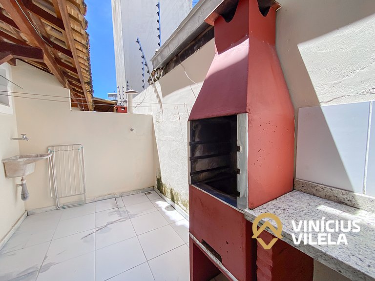 Flat térreo com 1Q a aprox. 400m Praia Taperapuã