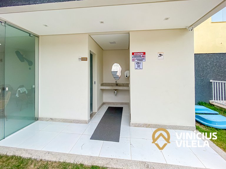 A 200m da Praia C. Vermelha Piscina | playground