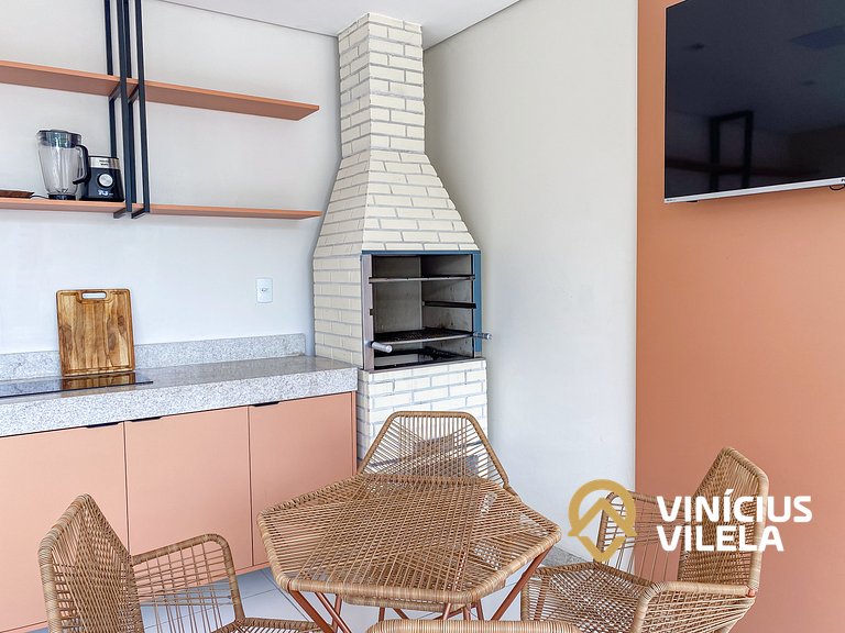 A 200m da Praia C. Vermelha | 6 Pessoas