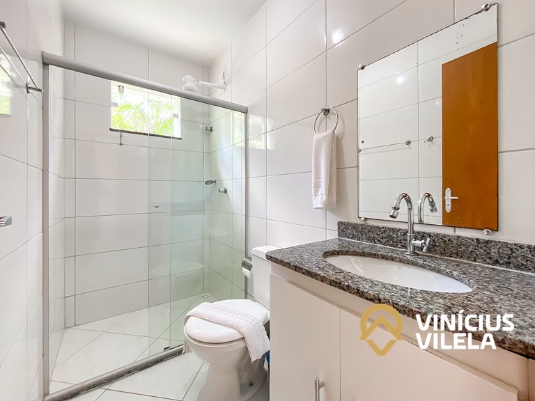 Apê Terreo 2Q 100m da Barraca Gaúcho com piscina