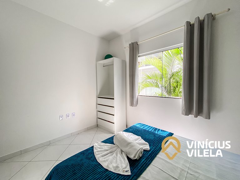 Apê Terreo 2Q 100m da Barraca Gaúcho com piscina