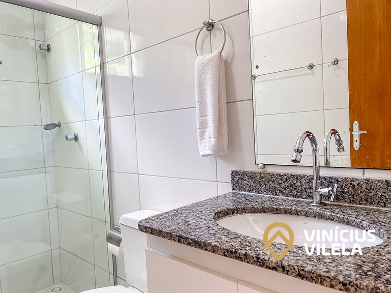 Apê Terreo 2Q 100m da Barraca Gaúcho com piscina