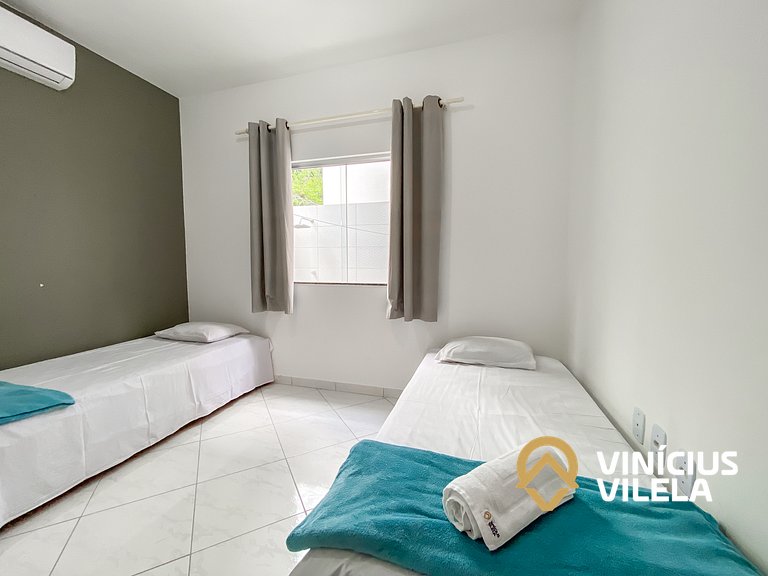 Apê Terreo 2Q 100m da Barraca Gaúcho com piscina