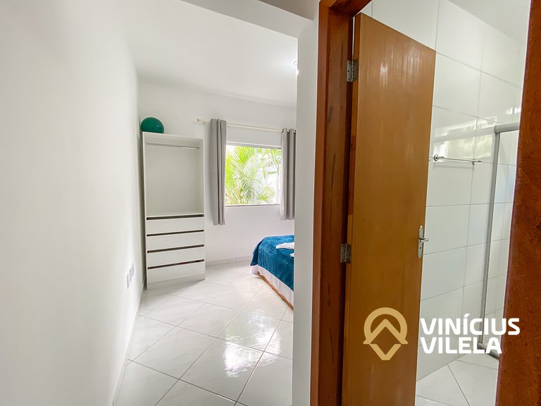 Apê Terreo 2Q 100m da Barraca Gaúcho com piscina