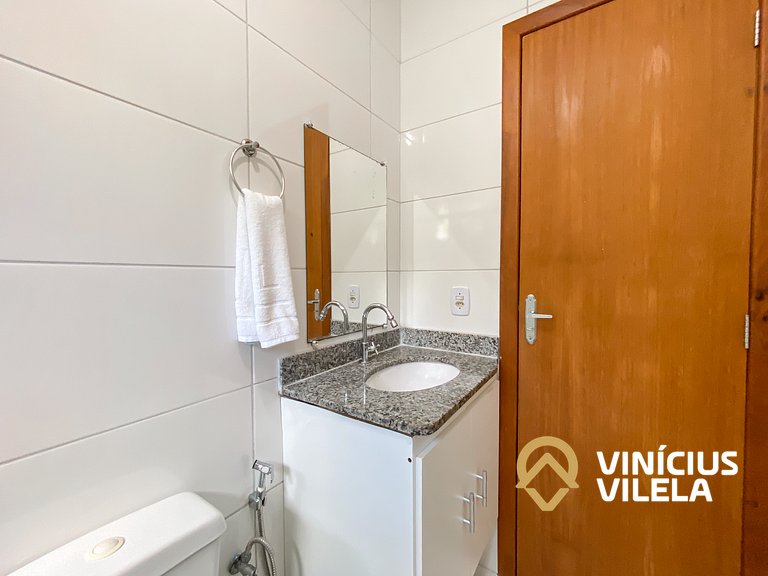 Apê Terreo 2Q 100m da Barraca Gaúcho com piscina