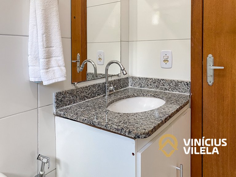 Apê Terreo 2Q 100m da Barraca Gaúcho com piscina