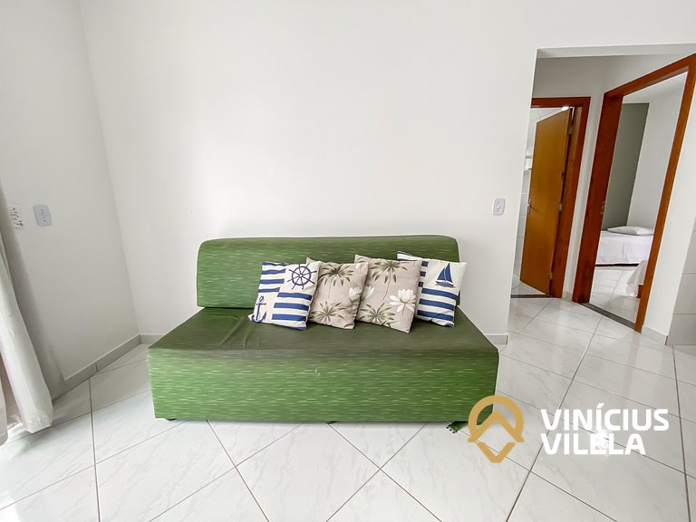 Apê Terreo 2Q 100m da Barraca Gaúcho com piscina