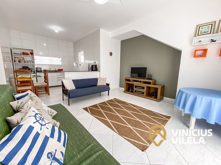 Apê Terreo 2Q 100m da Barraca Gaúcho com piscina