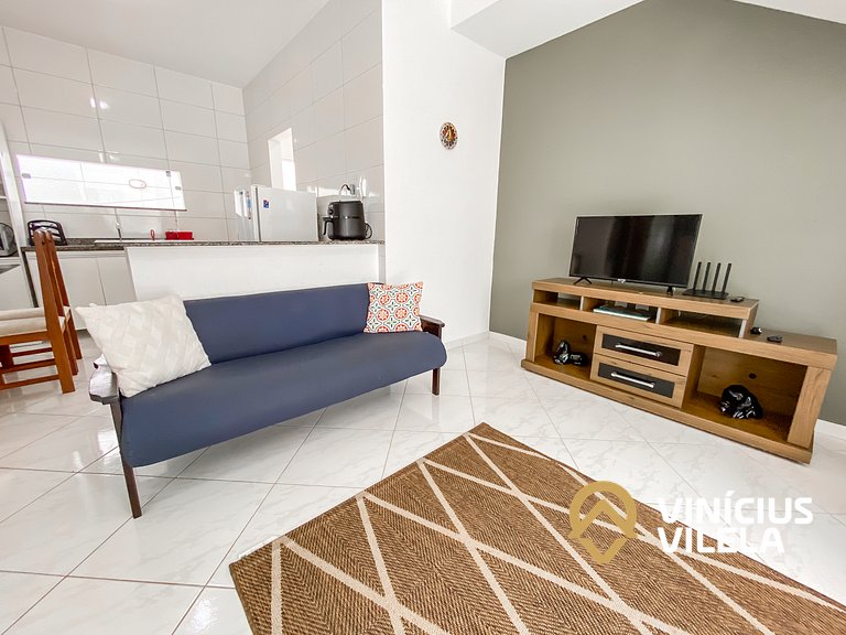 Apê Terreo 2Q 100m da Barraca Gaúcho com piscina