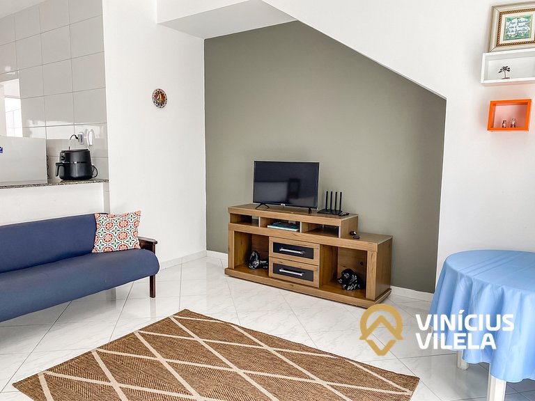 Apê Terreo 2Q 100m da Barraca Gaúcho com piscina