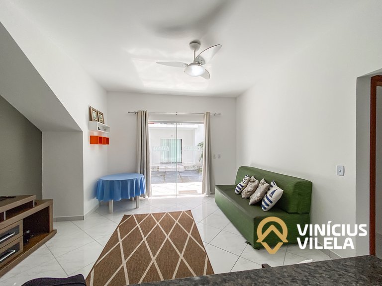 Apê Terreo 2Q 100m da Barraca Gaúcho com piscina