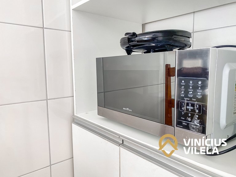 Apê Terreo 2Q 100m da Barraca Gaúcho com piscina