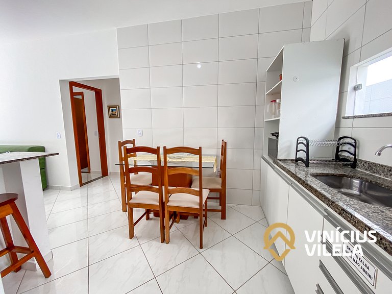 Apê Terreo 2Q 100m da Barraca Gaúcho com piscina