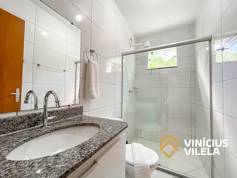 Apê Terreo 2Q 100m da Barraca Gaúcho com piscina