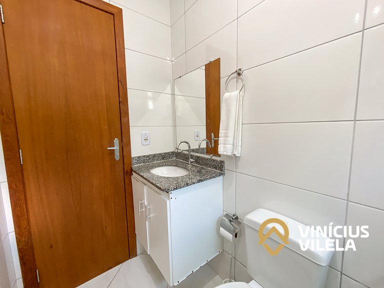 Apê Terreo 2Q 100m da Barraca Gaúcho com piscina