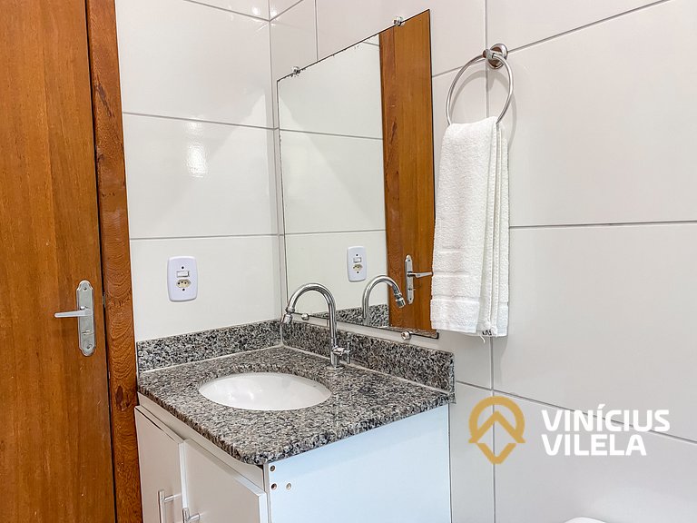 Apê Terreo 2Q 100m da Barraca Gaúcho com piscina