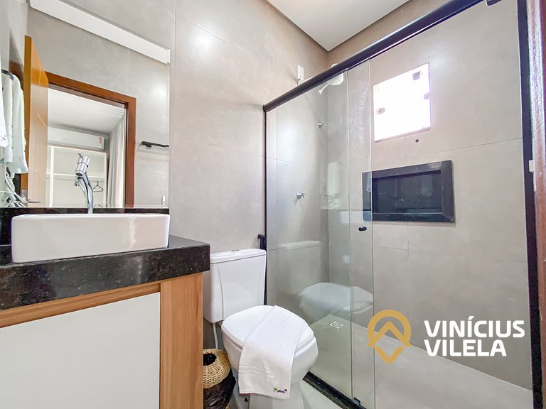 Casa 3Q toda clmatizada, Praia de Taperapuã