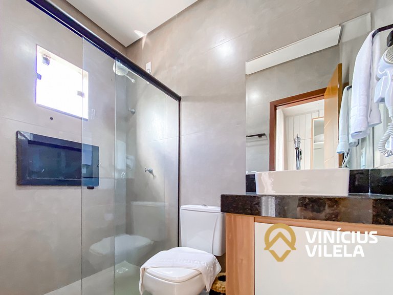 Casa 3Q toda clmatizada, Praia de Taperapuã