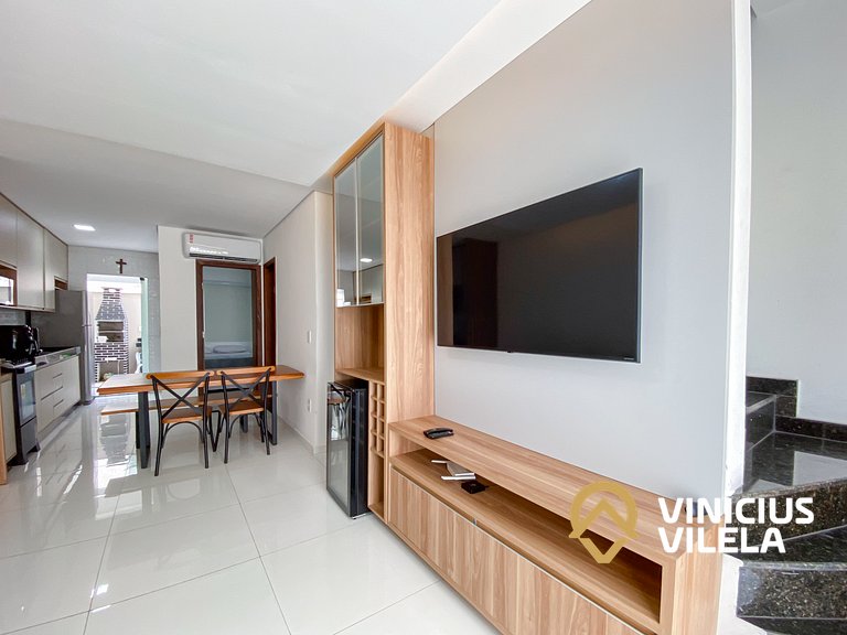 Casa 3Q toda clmatizada, Praia de Taperapuã