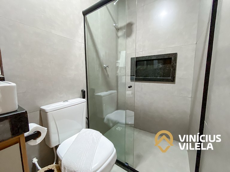 Casa 3Q toda clmatizada, Praia de Taperapuã