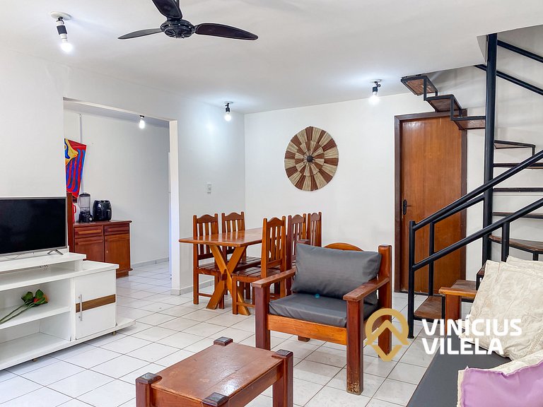 Casa em Taperapuã | 3 Suítes | 10 Pessoas