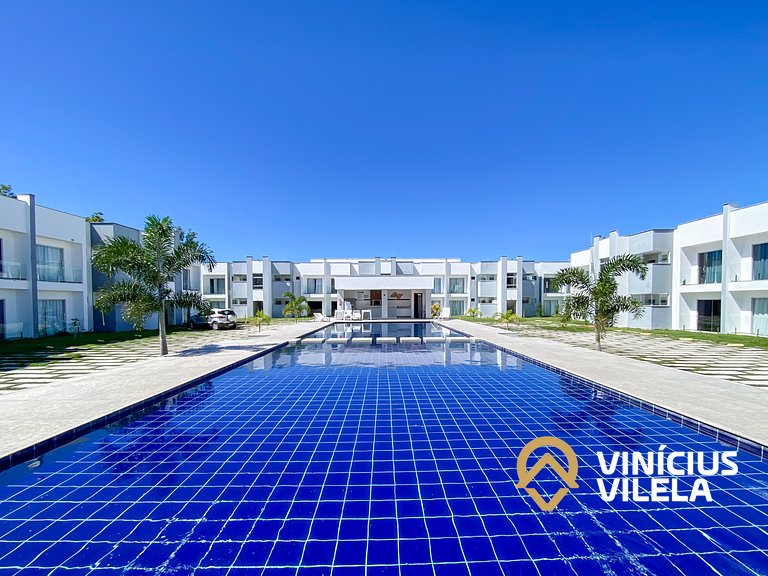 Apto em condomínio próximo a praia do mutá (Resort Latorre).