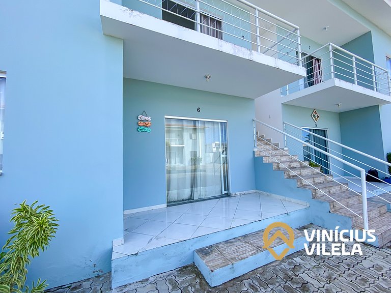 Apê Terreo 2Q+AR prox. Barraca Gaúcho(com piscina)