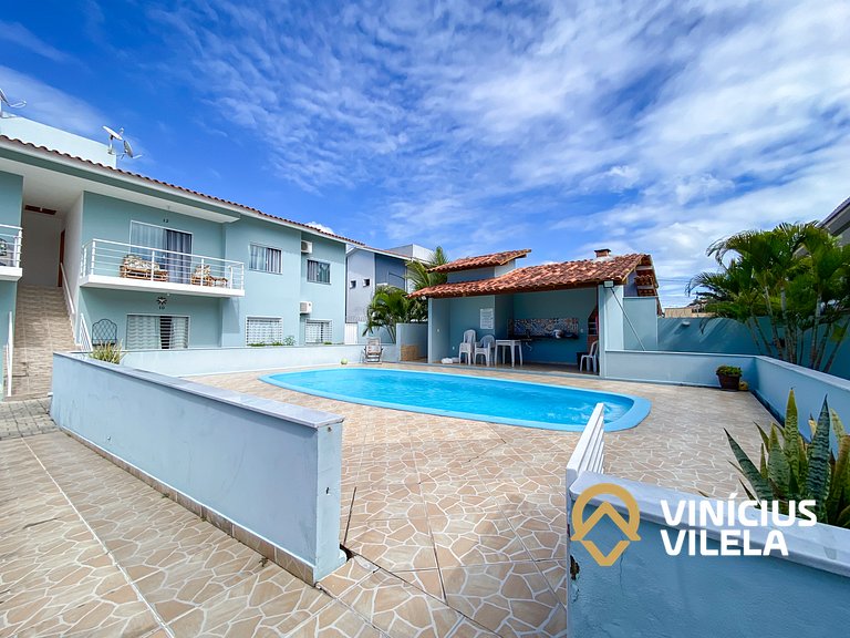 Apê Terreo 2Q+AR prox. Barraca Gaúcho(com piscina)