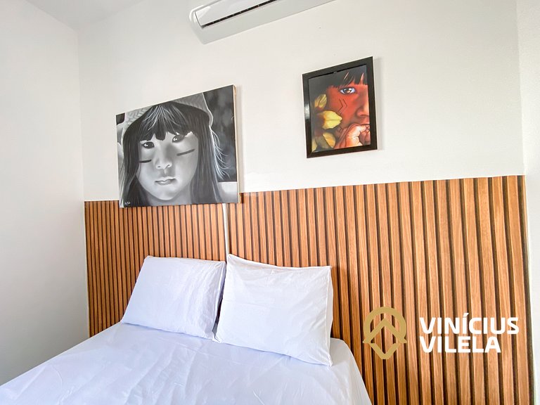 Apê Terreo 2Q+AR prox. Barraca Gaúcho(com piscina)